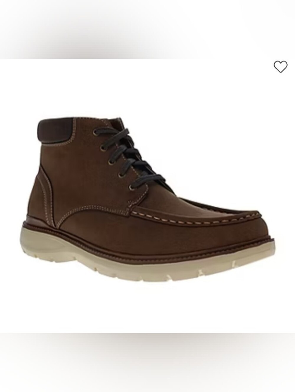 Men’s lace up boots , Moc-Toe , new with tags
